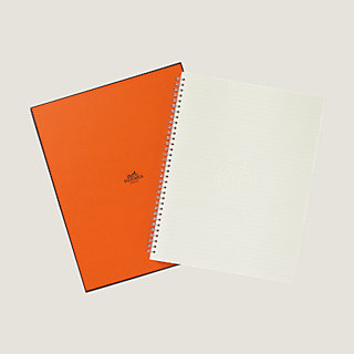 HERMESノート Ulysse GM lined notebook refill | Hermès USA